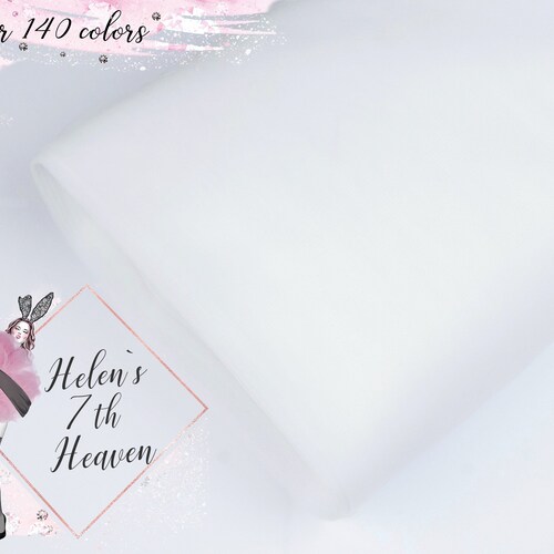 Optic White Tulle Roll #1, Soft shops Bridal Tulle Fabric, 3m/118
