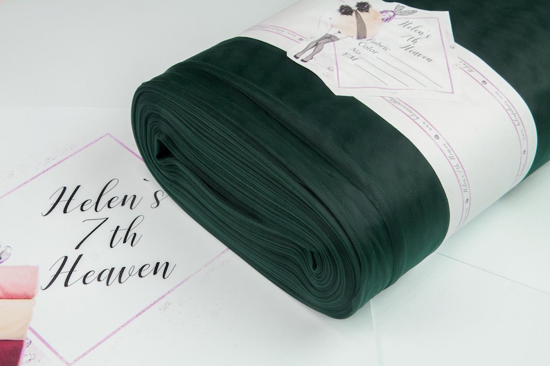 1183m Wide Tulle by the Roll Elven Wedding Dress Art Deco #92 Dark Green Tulle Fabric Soft Tulle by the Bolt Emerald Tulle Material