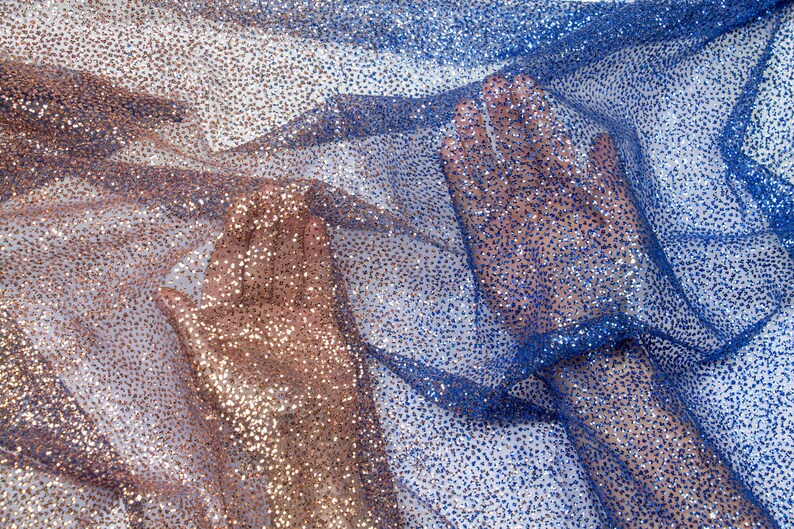 Glitter Tulle Fabric by the Yard Sparkle Ombre Tulle by the Etsy