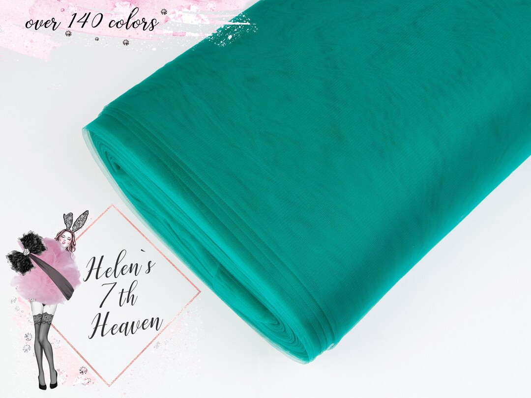 Tulle Bolt 10 Turquoise Tulle by the Roll Wholesale Tulle - Etsy