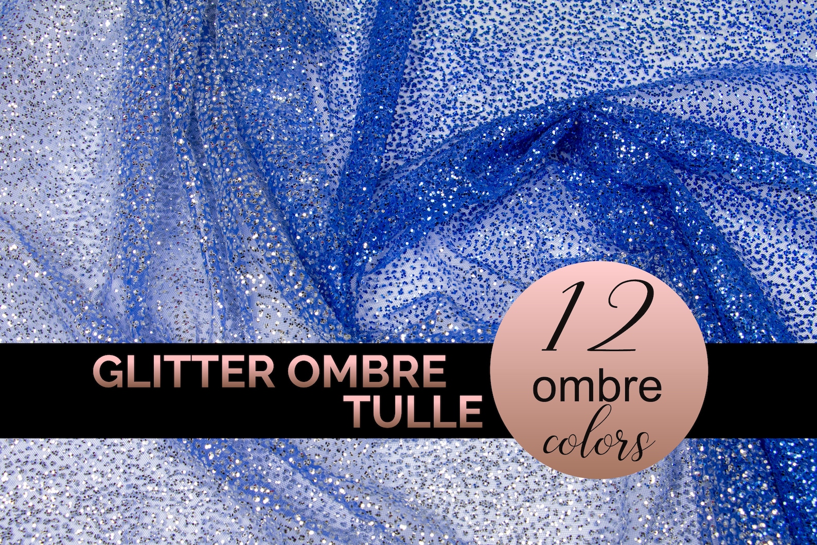 Glitter Tulle by the Yard Ombre Tulle Fabric by the Yard Etsy