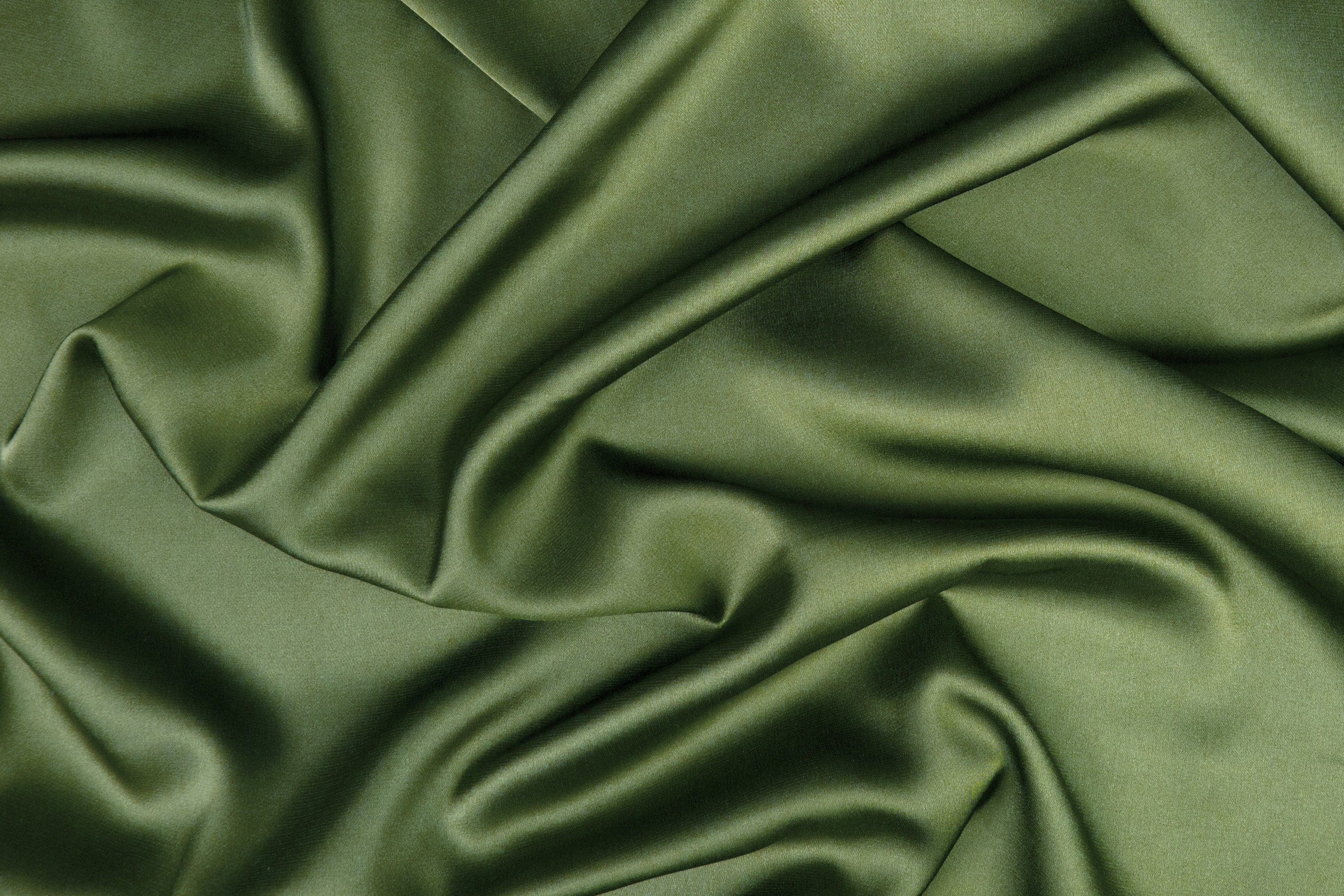 Grass Green Satin 19 Silk Satin by the Yard Green Silk | Etsy