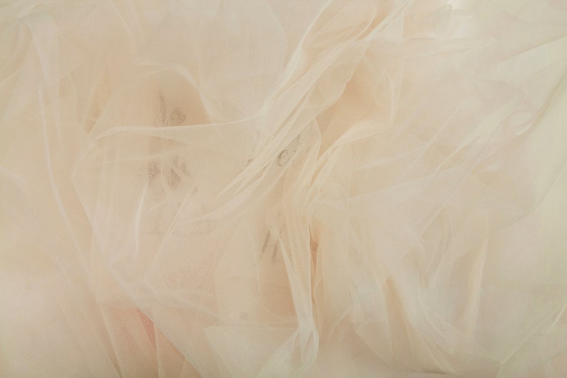 Nude Skirt Stunning 3m118 Wide Nude Tulle Fabric by the Roll Bridal Gown Bridesmaid Dress SAND IVORY ANTIQUE Wholesale Tulle Bolt #141