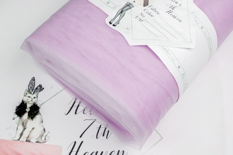 LILAC ORCHID Tulle Bolt #40 PURPLE Tulle Fabric Sheer Lingerie Bridesmaid Tulle Skirt Fabric Wholesale Tulle Roll Wholesale Fabric Shop