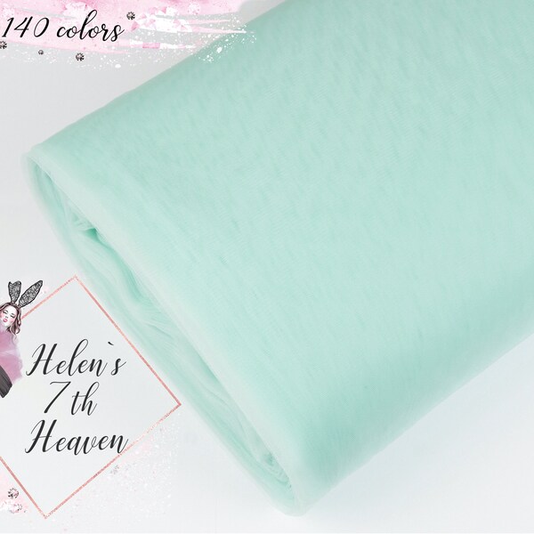 Tulle - 54-inches Wide Mint By the Bolt main image 1