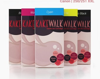 Edible Ink Set for Canon edible printers 250/251