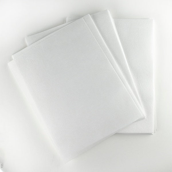 Wafer Paper 0.3mm- 8.5"x11" letter size pack of 100