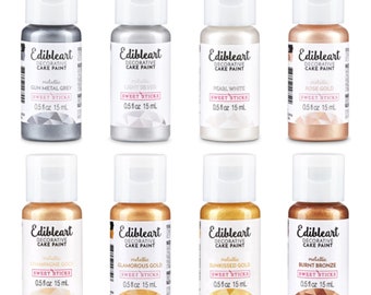 Edible Art Paint Metallic Set