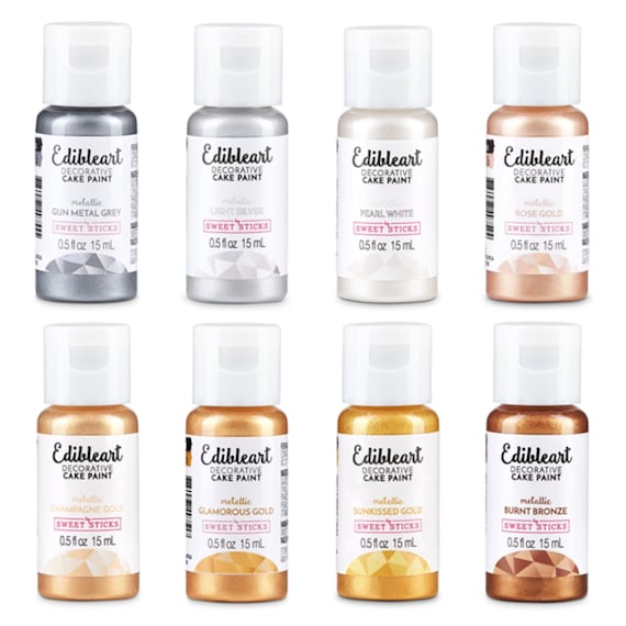Edible Art Paint Metallic Set