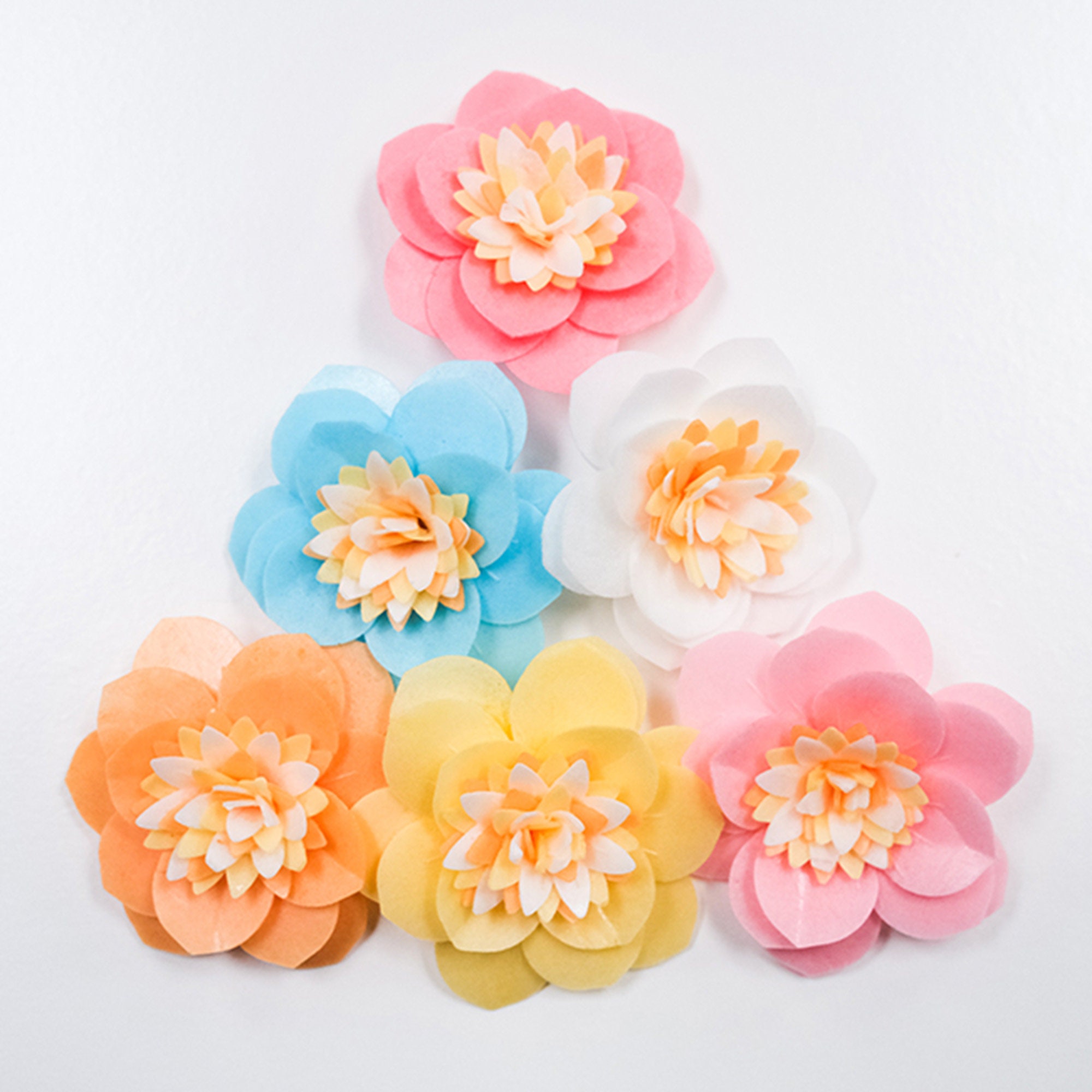 Taty Edible Wafer Paper Flower 6 PK Flower Topper For Cakes Wafer taty-edible-wafer-paper-flower-6-pk-flower-topper-for-cakes-wafer