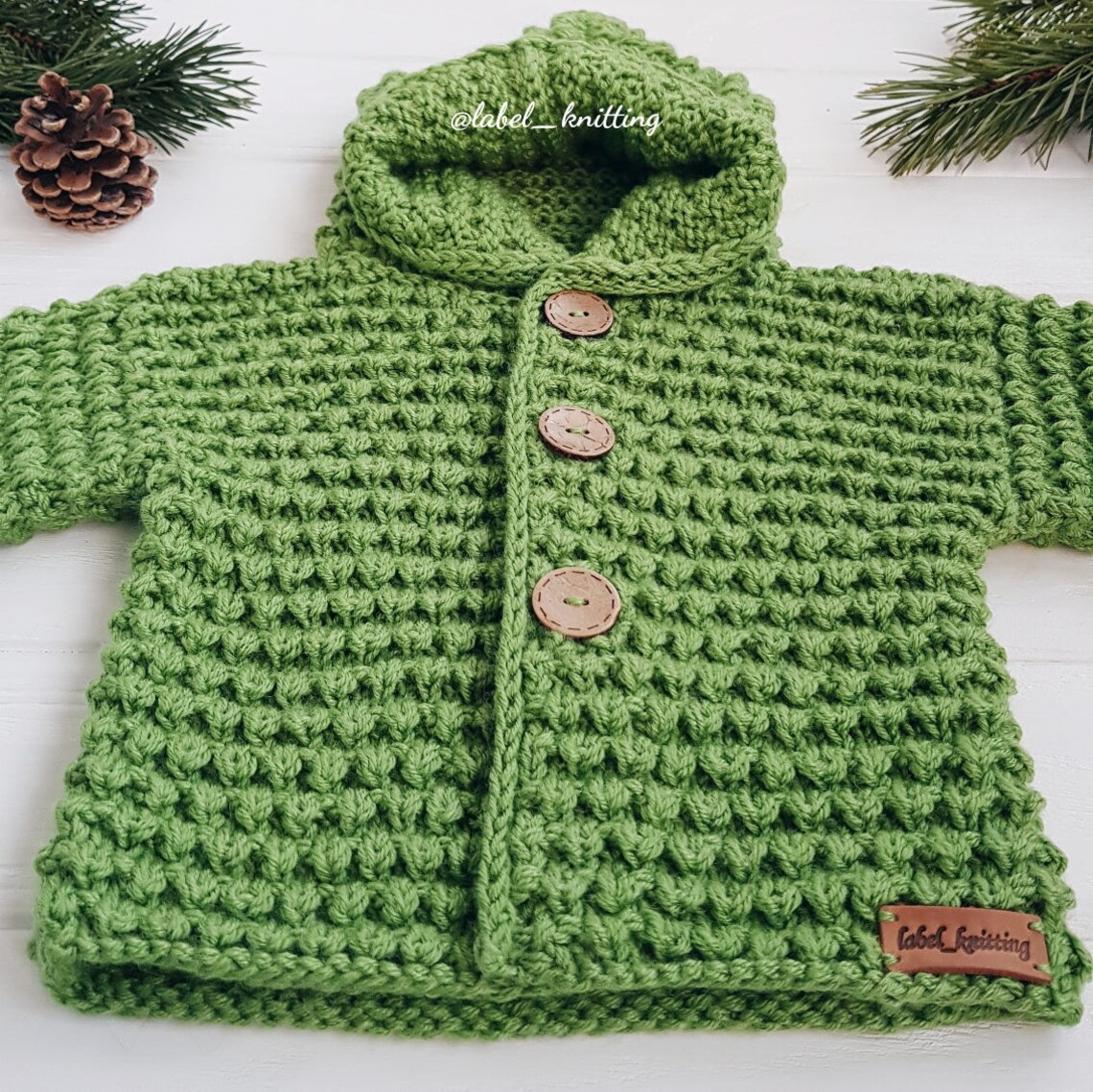 Knit Baby Cardigan Knit Toddler Cardigan Woolen Baby Cardigan Etsy