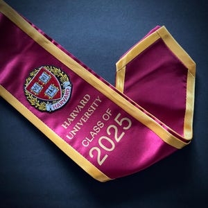 Accessories for Graduation Stole for Commencement Personalized Graduation Sash Customized Graduation Gift for Graduate School image 9