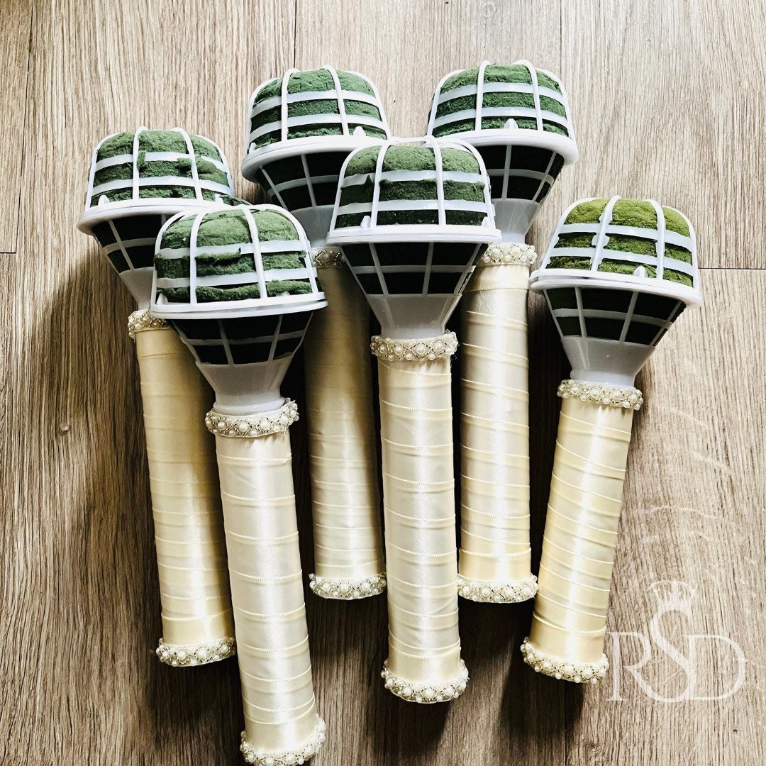 Bouquet Set for DIY Bouquet Floral Foam Flower Holder for Wedding ...