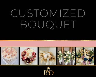 Customize Bouquet Bouquet For Bride Brooch Bouquet Personalized Bouquet For Bridesmaid