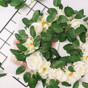 Artificial Leaves For Wedding DIY Decor Wreath for Home Decor DIY Centerpiece Floral Arrangement for Artificial Greenery In Bulk image 3