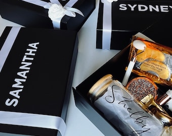 Bridesmaid Box Personalized Gift Box for Her Birthday Gift Set for Bridesmaid Proposal Gift Box for Bridesmaid Present Tumbler PLASTIC Straw