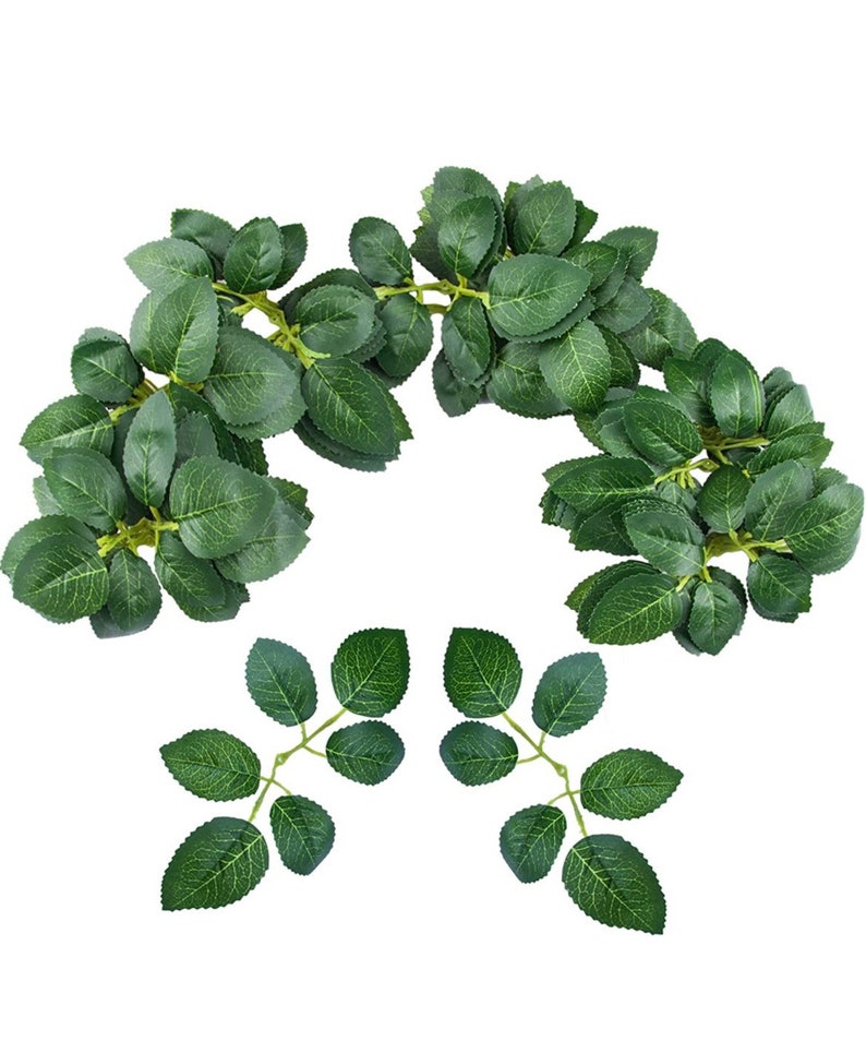 Artificial Leaves For Wedding DIY Decor Wreath for Home Decor DIY Centerpiece Floral Arrangement for Artificial Greenery In Bulk image 1