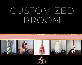 Wedding Broom Personalized For Wedding Jumping the Broom Customized For Couple Gift For Home Wedding Jump Broom Customized For Wedding Gift