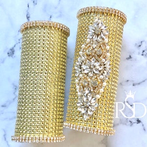 Bouquet Holder Rhinestone Bouquet For Glam Wedding Bridal Bouquet For Modern Wedding Gift for Bride Custom Accessories For Bridesmaid