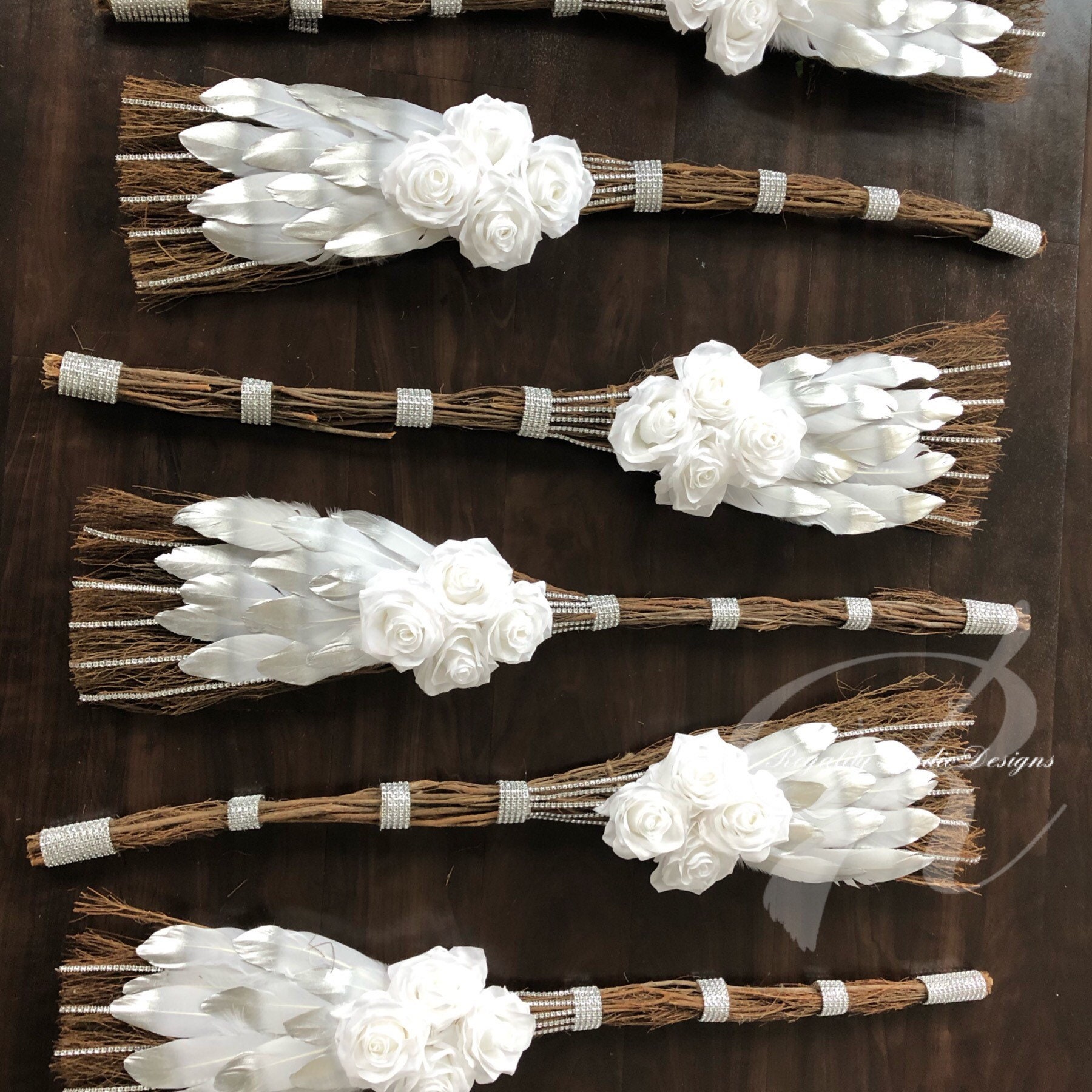 Wedding Broom for Jumping the Broom Tradition Personalized for Couple Wedding Broom for Jumping the Broom Tradition Personalized for Couple