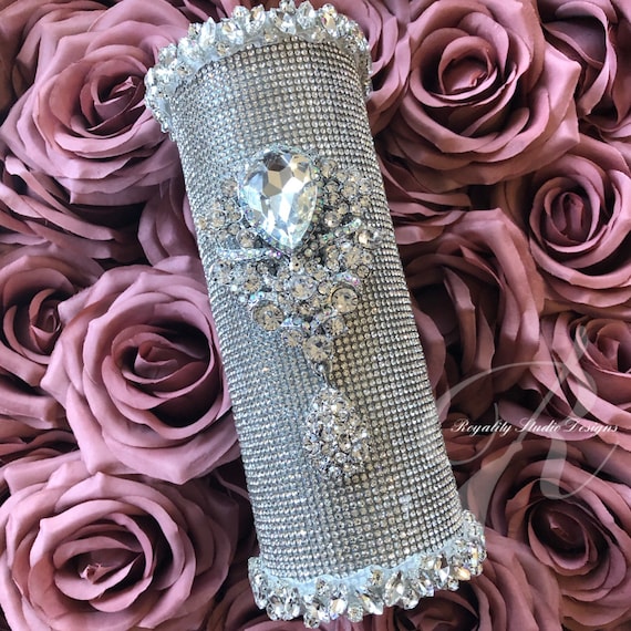 Rhinestone Bridal Bouquet Holder, Crystal Bridal Bouquet, Crystal