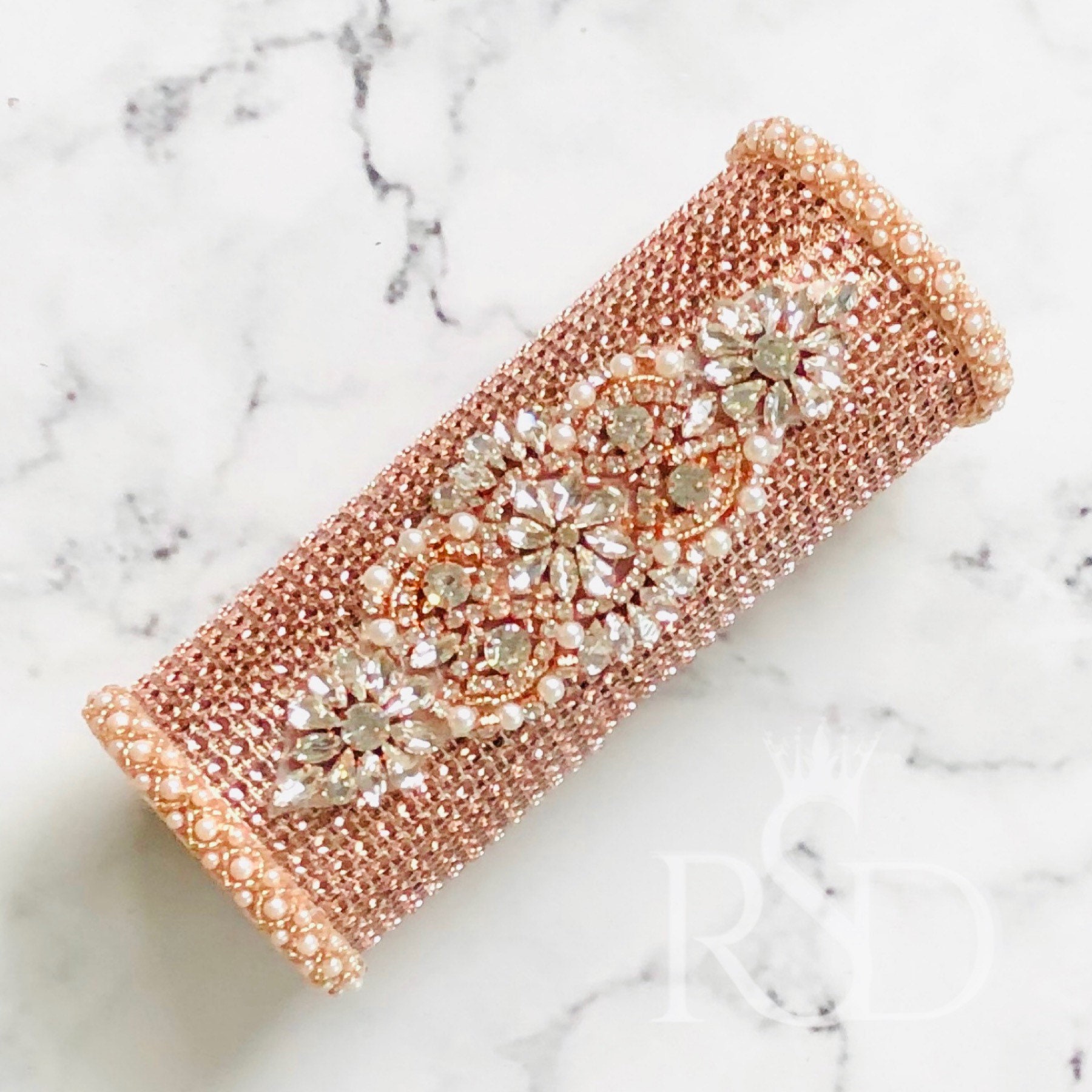 Bouquet Handle Rhinestone Bouquet Holder For Glam Wedding Bridal Bouquet For Modern Wedding Gift for Bride Custom Accessories For Bridesmaid