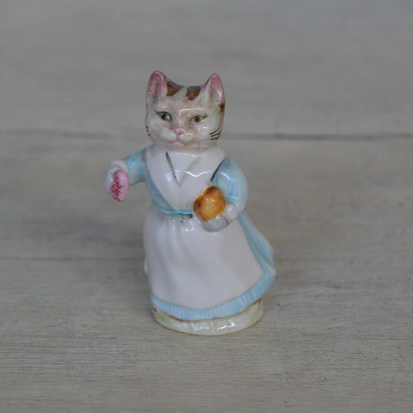 Tabitha Twitchit- Statuetta di Beatrix Potter - Beswick, Inghilterra, 1961