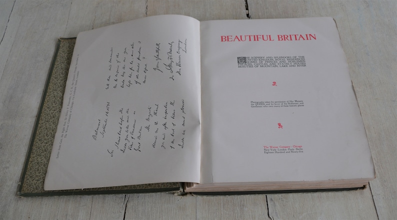 Antiek boek: Beautiful Britain, 1895, Sceneries and Splendors afbeelding 4