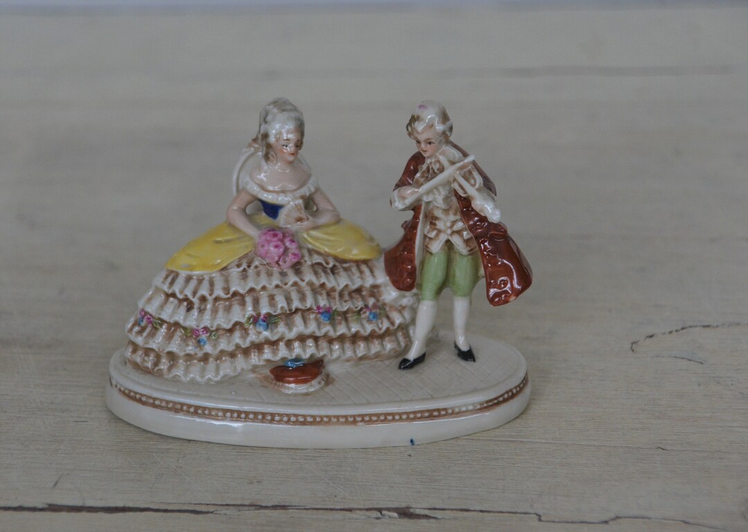 Antique German Figurine in 18th Century Style Romantic Couple Etsy