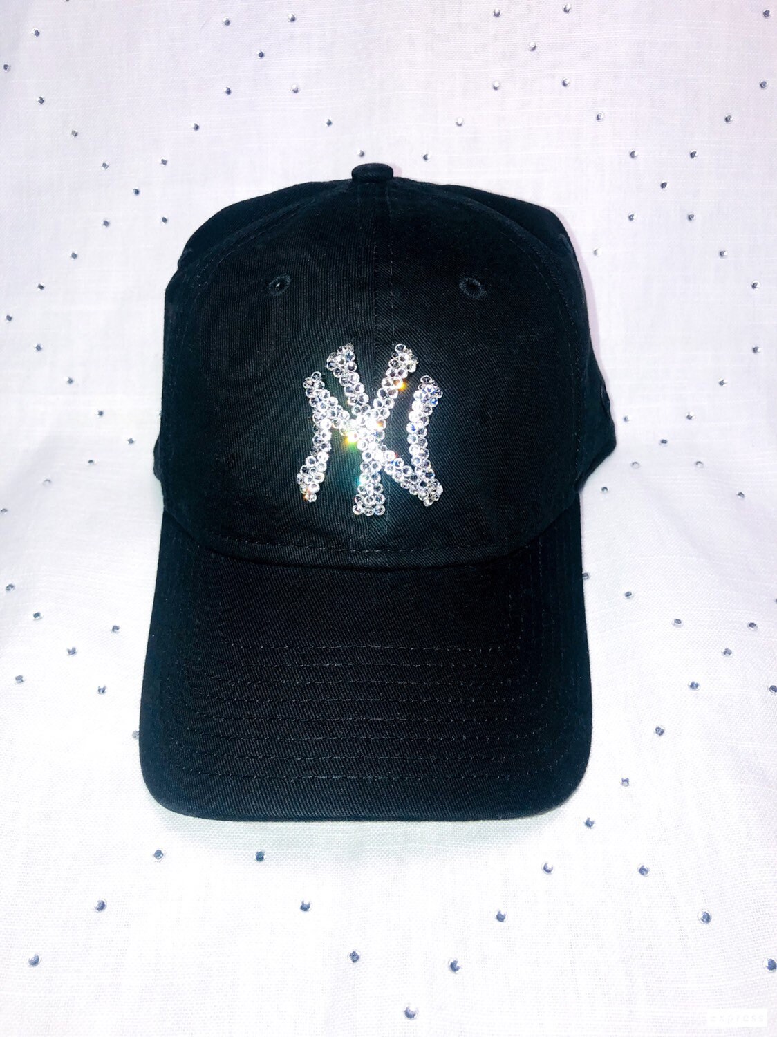 swarovski yankees hat