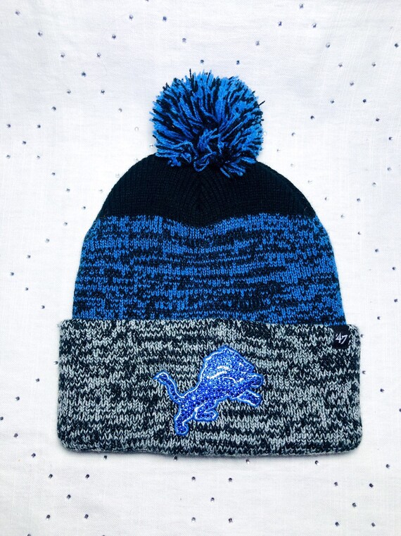 detroit lions winter hat