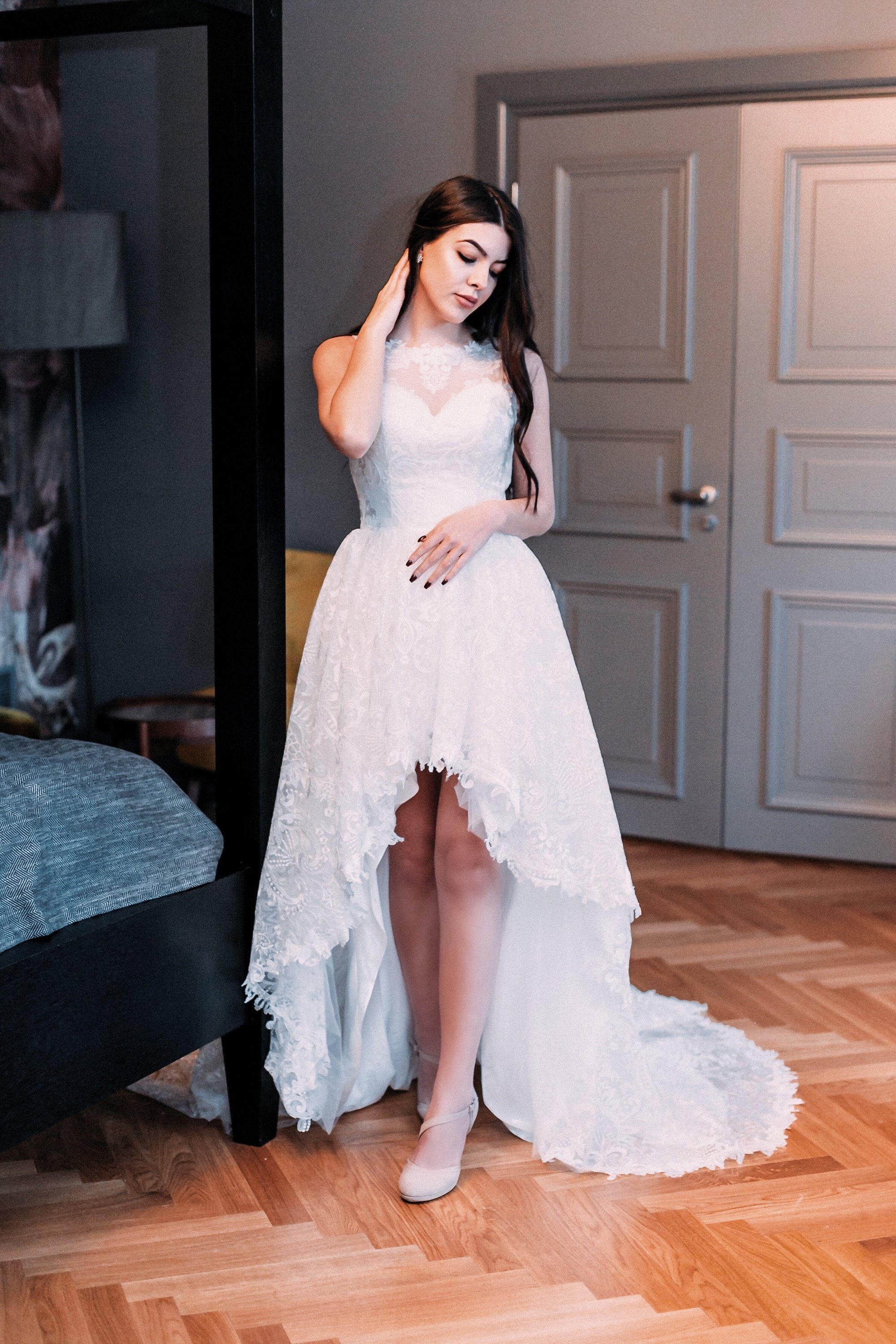 high low wedding dress