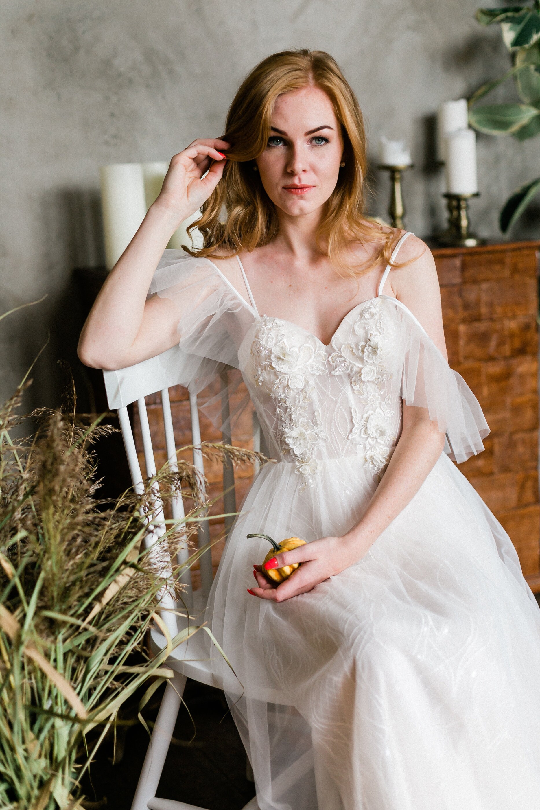 A Line Deep Sweetheart Neckline Spaghetti Strap Wedding Dress Etsy