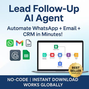 AI Sales Follow-Up Automation | No-Code Workflow | WhatsApp + Email AI Bot | Small Business Marketing Agent