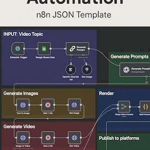 YouTube Video Automation Bot | n8n + ChatGPT + Google Sheets | Auto-Generate, Voiceover & Upload Long/Shorts Videos | No Code