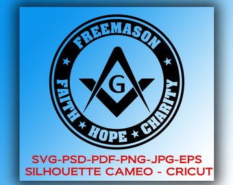 Digital files: 3-Pack Freemason Square and Compasses * CRICUT Silhouette Cameo * Instant Download png,eps,jpg SVG,PSD