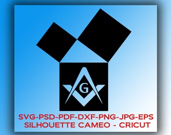 Masonic Pythagorean Square and Compasses Design (Digital Files)