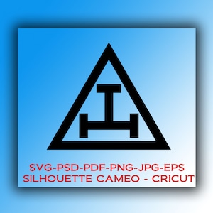 Digital files: Royal Arch Masonry Masonic design * Cricut,SVG,PNG,PSD,eps,jpg,Silhouette Cameo * Instant Download