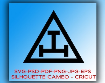 Digital files: Royal Arch Masonry Masonic design * Cricut,SVG,PNG,PSD,eps,jpg,Silhouette Cameo * Instant Download