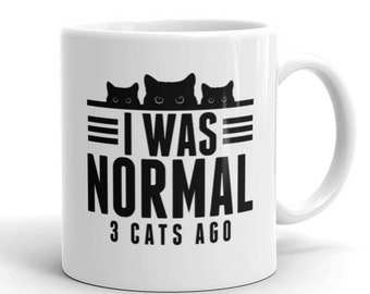I Was Normal 3 Cats Ago Mug