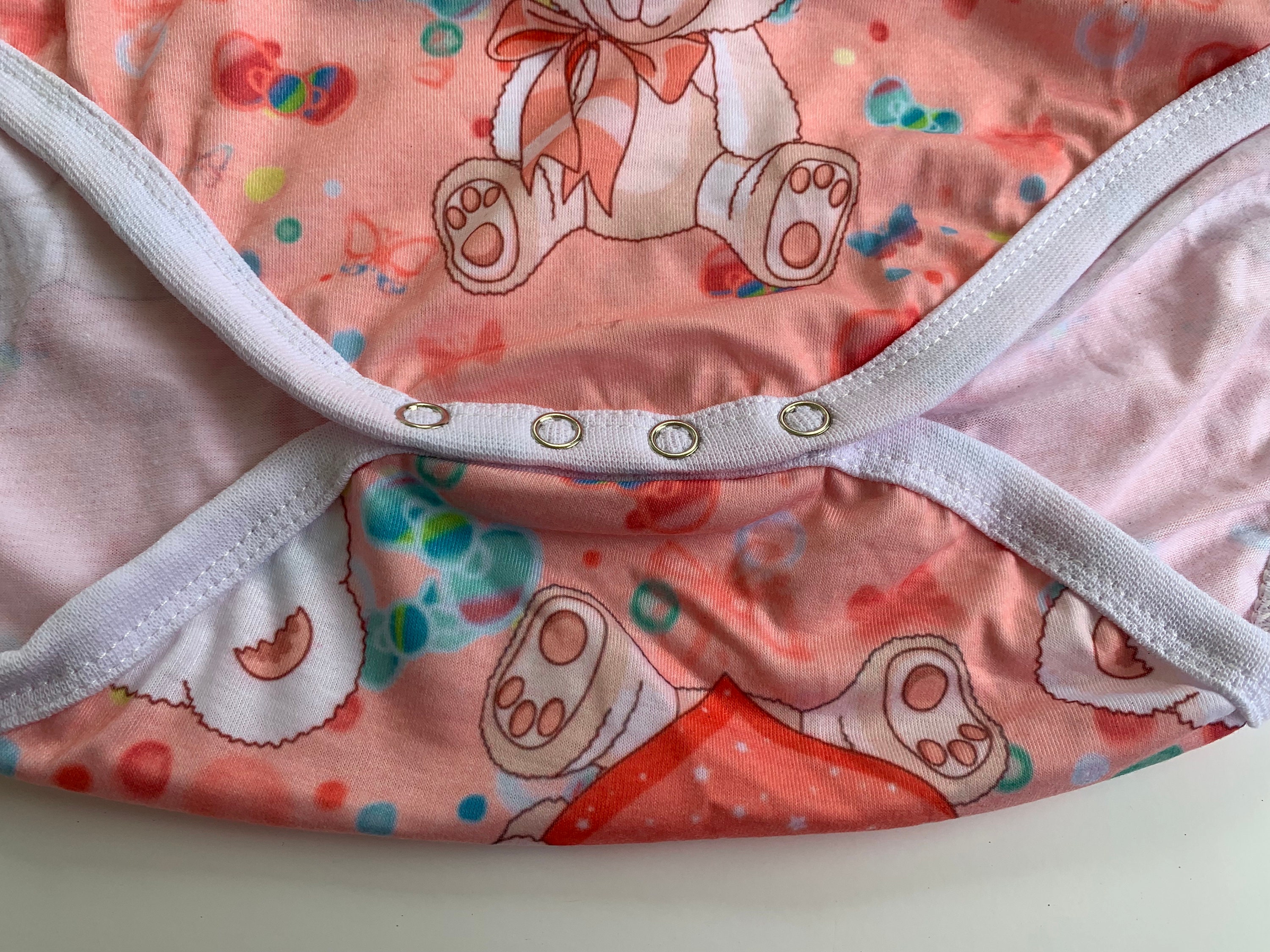LITTLE A - Cutie Frutti Peggy Cherry Romper - White