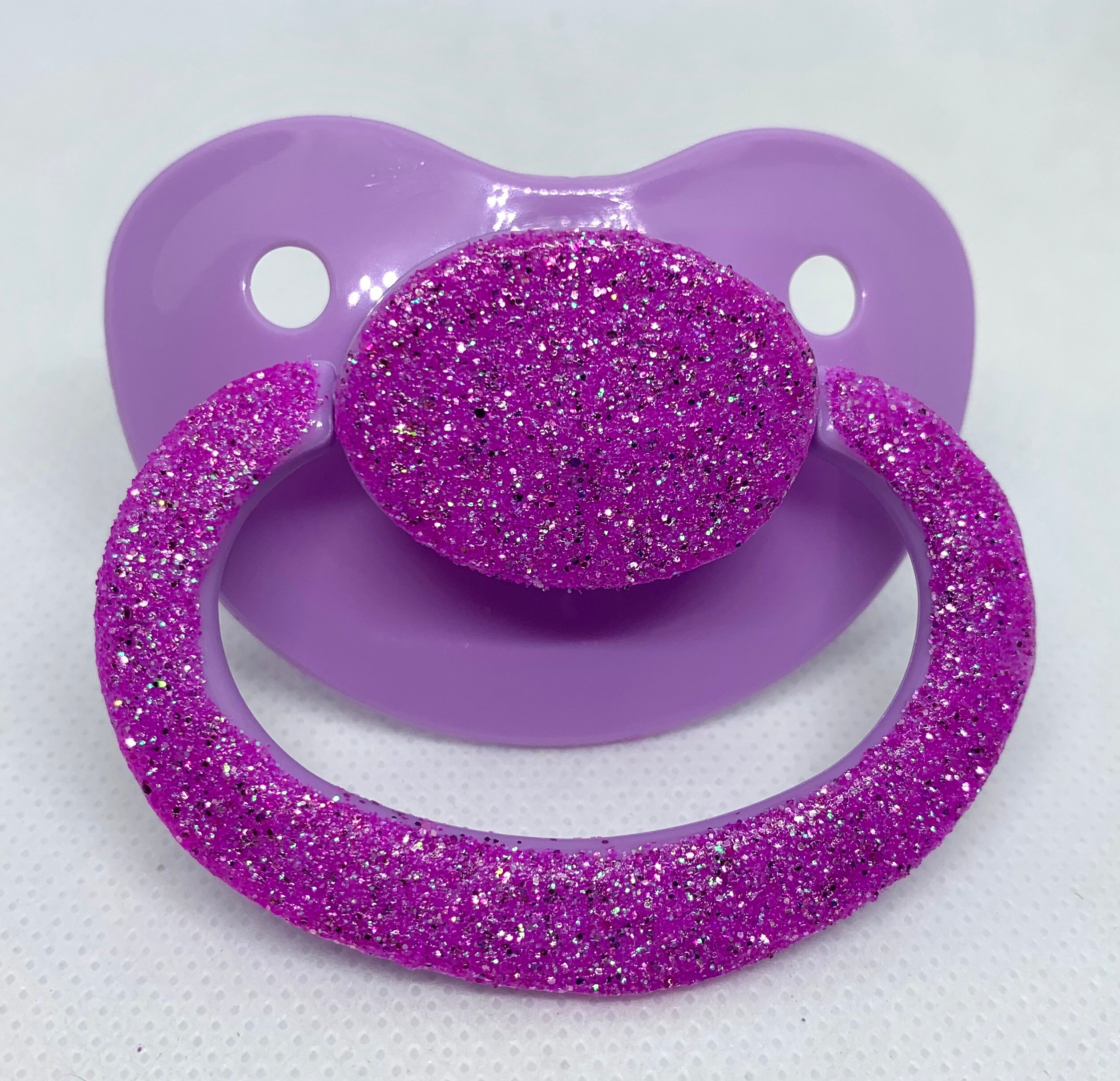 Purple Glitter Paci adult pacifier adult paci abdl abdl Etsy