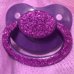 Handmade Adult Pacifier – Purple Daddy’s Boy main image 1