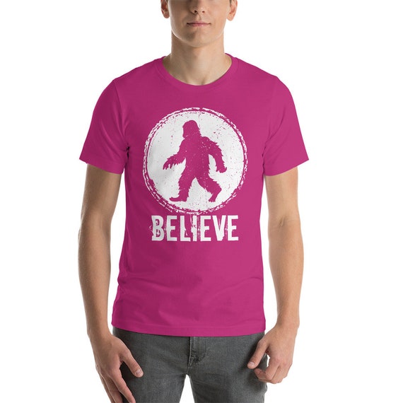 bigfoot believe t shirt