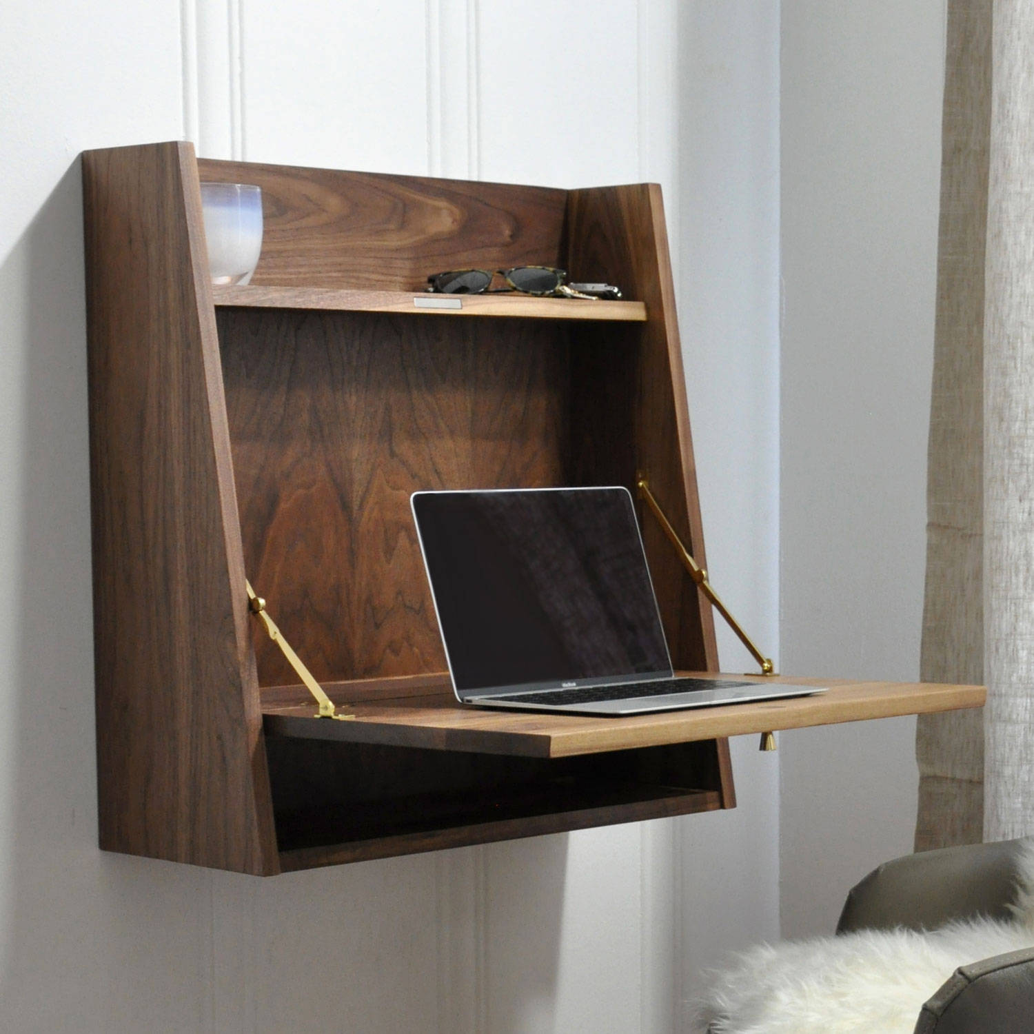 Handmade Wallhanging Desk Secretary Desk Personal Etsy