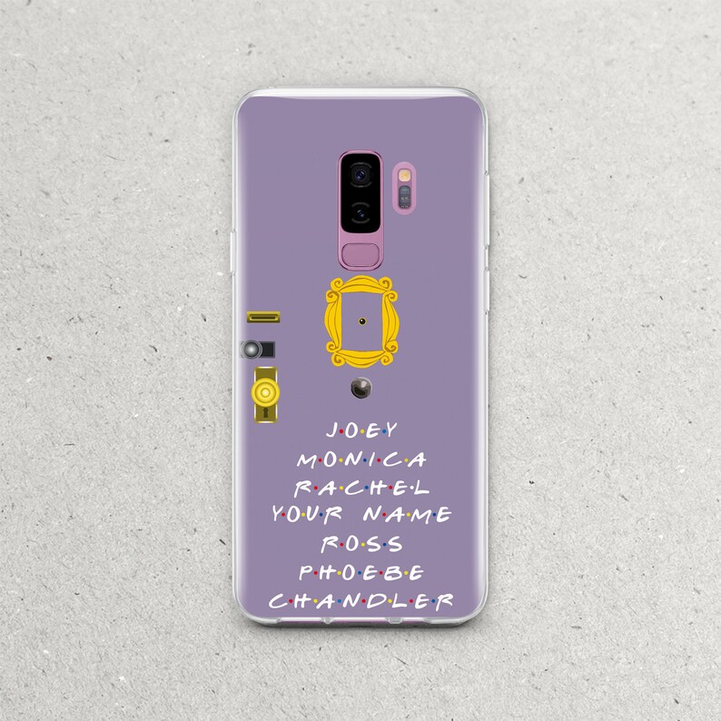 Monica S Friends Door Frame Phone Case Tv Show For Samsung Galaxy S10e S10 S9 S8 Plus Note 9 8 S7 S6 Edge Personalized Name Gift Cover