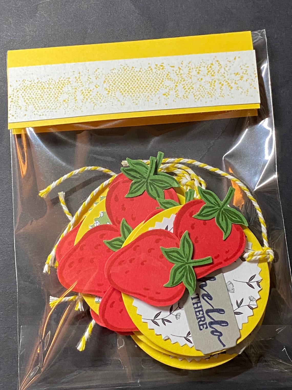 Strawberry Favor Tags Gift Tags Summer Strawberry Treat Etsy