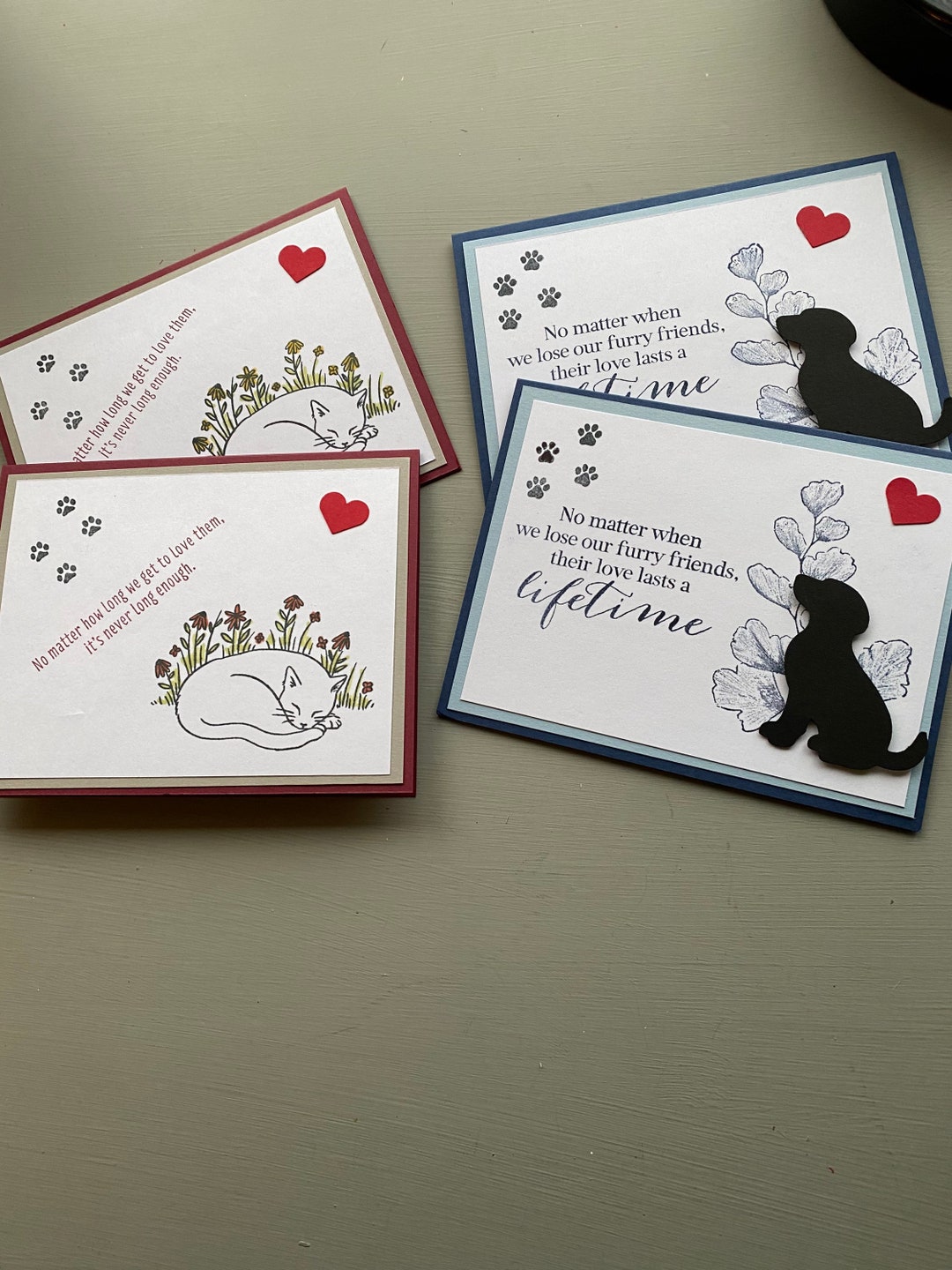Pet Sympathy Card, Dog, Cat, Sympathy, Loss of Pet, Greeting Card ...