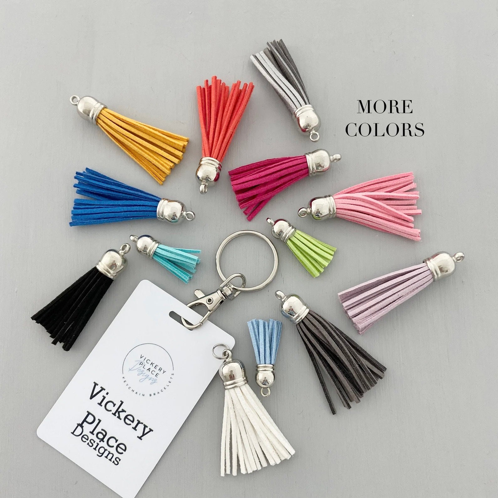 Mini tassel keychain cheap