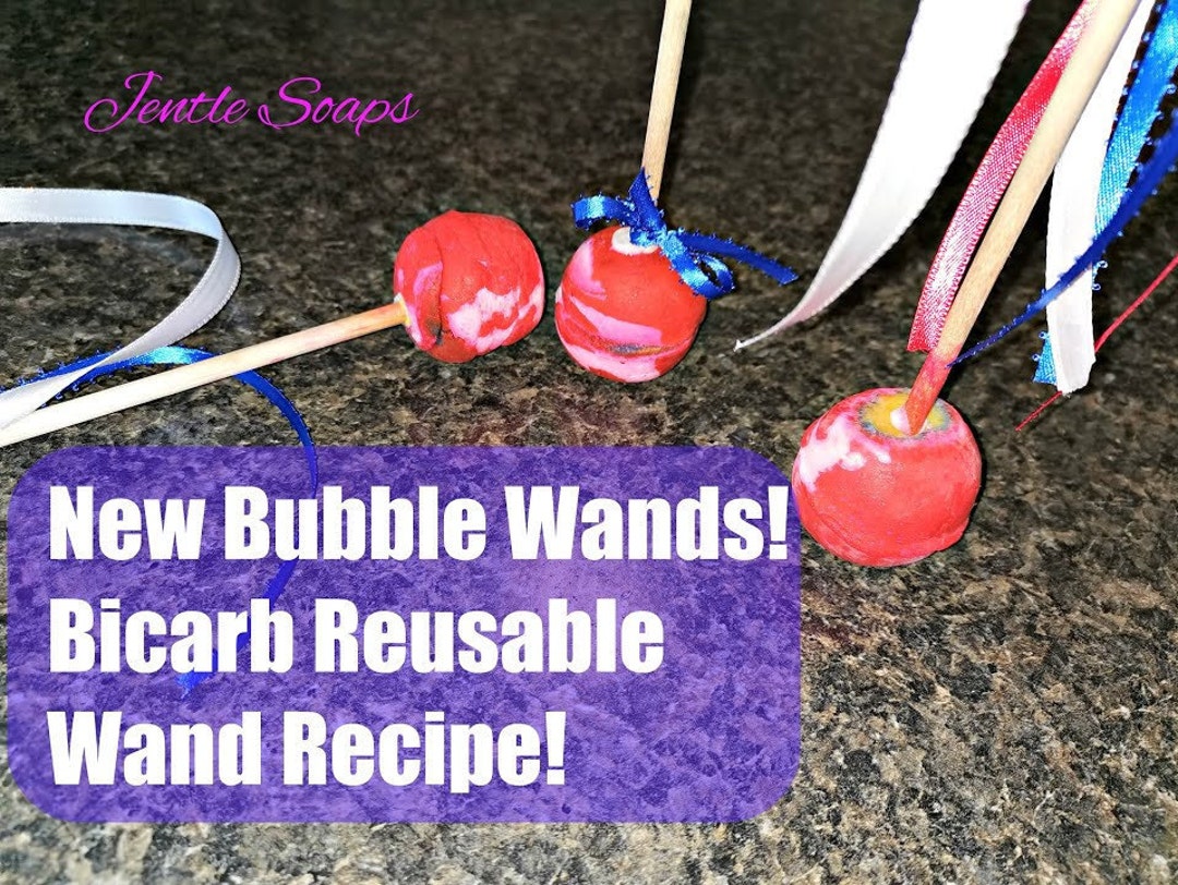 Baking Soda Reusable Bubble Wand Recipe Etsy Sweden
